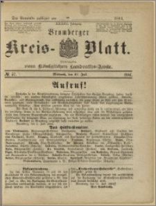 Bromberger Kreis-Blatt, 1884, nr 57