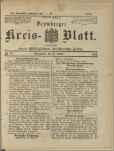 Bromberger Kreis-Blatt, 1884, nr 84