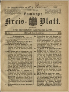 Bromberger Kreis-Blatt, 1885, nr 12