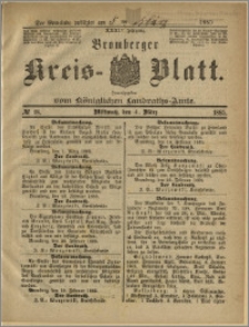 Bromberger Kreis-Blatt, 1885, nr 18