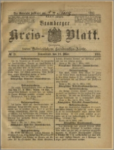 Bromberger Kreis-Blatt, 1885, nr 21