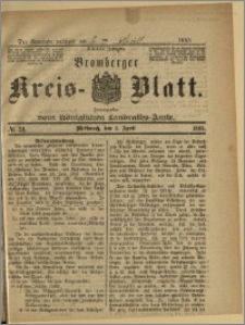 Bromberger Kreis-Blatt, 1885, nr 26
