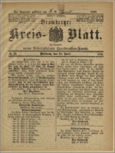 Bromberger Kreis-Blatt, 1885, nr 30