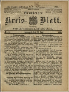 Bromberger Kreis-Blatt, 1885, nr 49