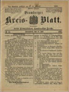 Bromberger Kreis-Blatt, 1885, nr 55