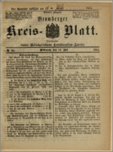 Bromberger Kreis-Blatt, 1885, nr 56