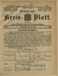 Bromberger Kreis-Blatt, 1885, nr 59