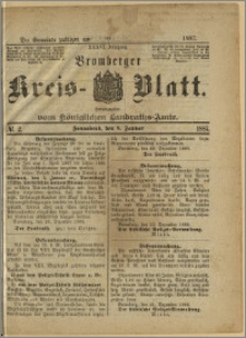 Bromberger Kreis-Blatt, 1887, nr 2