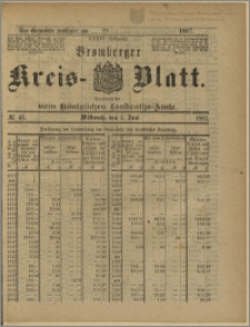 Bromberger Kreis-Blatt, 1887, nr 43