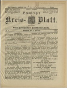 Bromberger Kreis-Blatt, 1888, nr 9