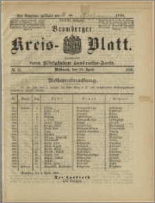 Bromberger Kreis-Blatt, 1888, nr 31