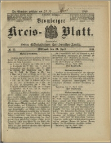 Bromberger Kreis-Blatt, 1888, nr 33