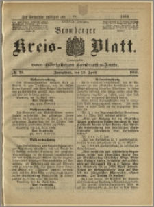 Bromberger Kreis-Blatt, 1889, nr 30