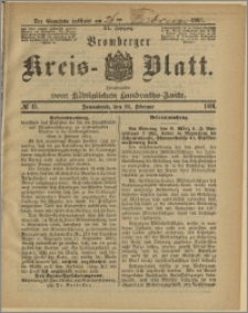 Bromberger Kreis-Blatt, 1891, nr 15
