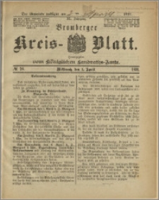 Bromberger Kreis-Blatt, 1891, nr 26