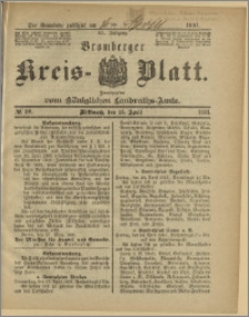 Bromberger Kreis-Blatt, 1891, nr 30