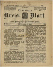 Bromberger Kreis-Blatt, 1891, nr 48