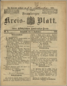 Bromberger Kreis-Blatt, 1891, nr 71