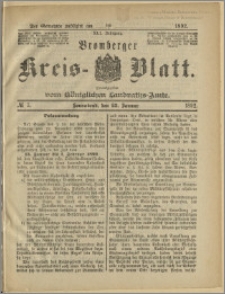 Bromberger Kreis-Blatt, 1892, nr 7