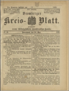 Bromberger Kreis-Blatt, 1892, nr 43
