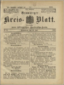 Bromberger Kreis-Blatt, 1892, nr 61
