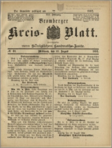 Bromberger Kreis-Blatt, 1892, nr 66