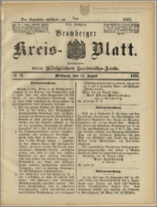 Bromberger Kreis-Blatt, 1892, nr 70