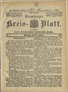 Bromberger Kreis-Blatt, 1893, nr 7