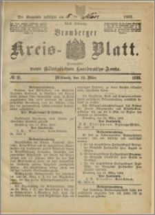 Bromberger Kreis-Blatt, 1893, nr 21