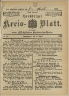 Bromberger Kreis-Blatt, 1893, nr 27