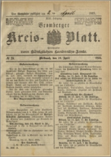 Bromberger Kreis-Blatt, 1893, nr 28