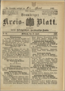 Bromberger Kreis-Blatt, 1893, nr 30