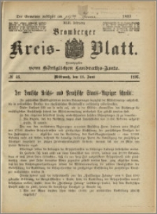 Bromberger Kreis-Blatt, 1893, nr 46