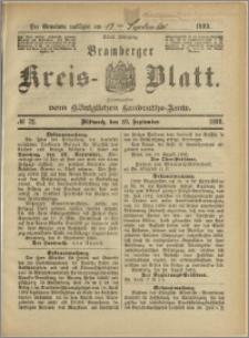 Bromberger Kreis-Blatt, 1893, nr 72