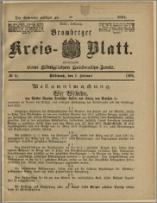 Bromberger Kreis-Blatt, 1894, nr 11