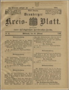 Bromberger Kreis-Blatt, 1894, nr 15