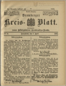Bromberger Kreis-Blatt, 1894, nr 28