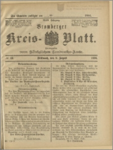 Bromberger Kreis-Blatt, 1894, nr 63
