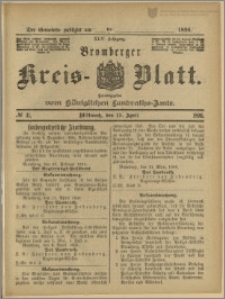 Bromberger Kreis-Blatt, 1896, nr 31