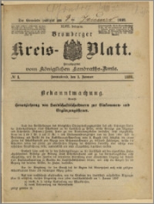 Bromberger Kreis-Blatt, 1898, nr 1