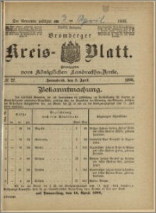 Bromberger Kreis-Blatt, 1898, nr 27
