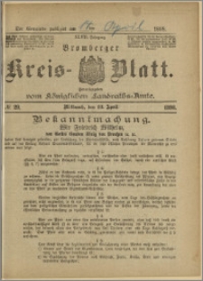 Bromberger Kreis-Blatt, 1898, nr 29