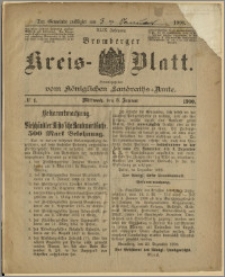 Bromberger Kreis-Blatt, 1900, nr 1