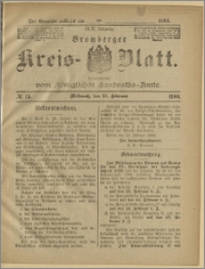 Bromberger Kreis-Blatt, 1900, nr 15