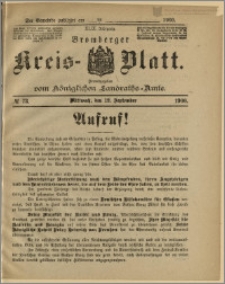 Bromberger Kreis-Blatt, 1900, nr 73