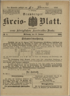 Bromberger Kreis-Blatt, 1901, nr 5