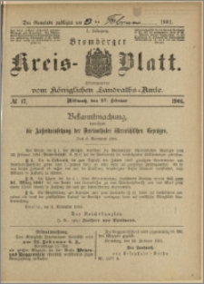 Bromberger Kreis-Blatt, 1901, nr 17