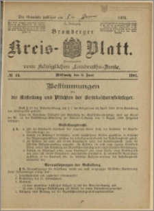 Bromberger Kreis-Blatt, 1901, nr 45