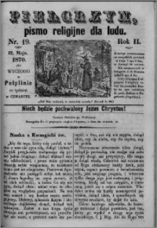 Pielgrzym, pismo religijne dla ludu 1870 nr 19