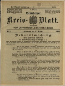 Bromberger Kreis-Blatt, 1903, nr 5